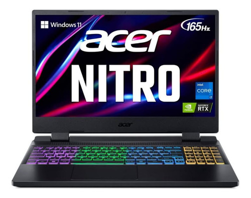 Laptop Acer Nitro 5 15.6'' I7 Rtx 3070ti 16gb 512gb Ssd W11