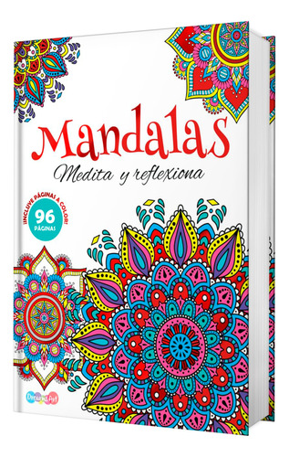 Libro Colorear Mandalas Para Adultos Calidad Premium 