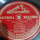 Pasta Enrico Caruso Mischa Elman Violin Victrola Record Tc67