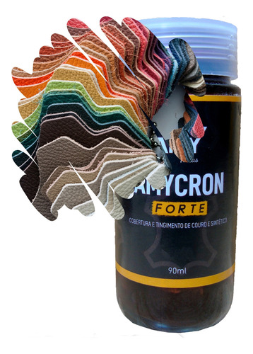 Tinta Para Jaqueta De Couro Amycron 90ml Sofá Bota Jaqueta