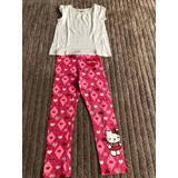 Conjunto De Legging Hello Kitty Tamanho 4