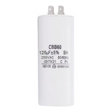 Capacitor 125mfd 250v Condensador Terminal Cbb60 125uf 250v.