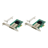 2 Tarjetas De Red De Servidor Gigabit 82576eb Pci-e X1 Sf De