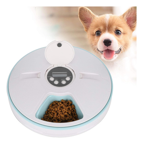 Alimentador Automático Cães Gatos Pets Programável 6 Porções
