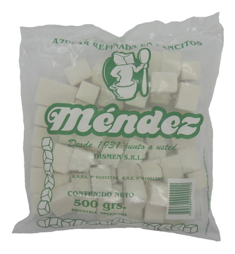 Azúcar Méndez En Pancitos Terrones X 5 Kgs.