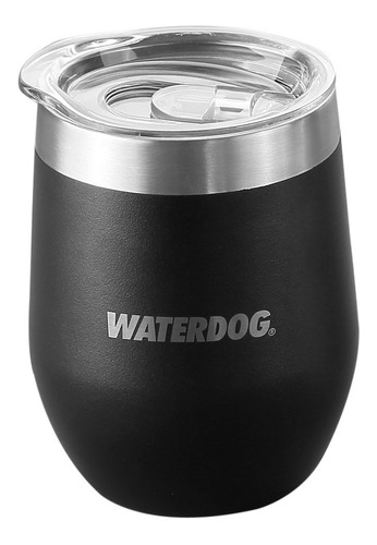 Vaso Térmico Waterdog Copon Mate 350cc Con Tapa Acero Inox