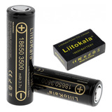 Kit 2 Baterias 18650 De Lítio Liitokala Lii-35a 3500mah 3,7v