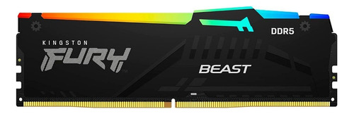 Memoria Ram Fury Beast Gamer Color Negro 32gb 1 Kingston Kf556c40bba-32