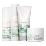 Wella Nutricurls Kit Shampoo + Condic + Másc + Curlixir