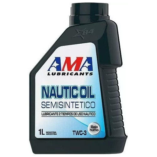 Aceite 2 Tiempos Nautico Semisintetico Ama Nautic Oil X 1lt
