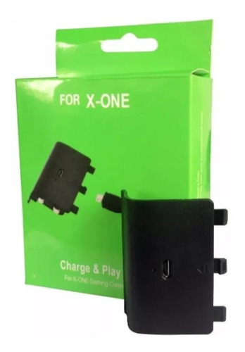 Bateria Controle Xbox One Carregador Charge Play C/ Cabo