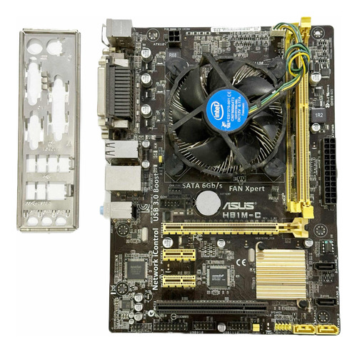 Kit Placa Mãe Asus H81m-c Br + I5-4460s + 4gb Com Espelho