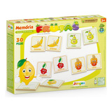 Jogo Da Memória Frutas Brinquedo Educativo Infantil Junges