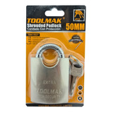 Candado De Seguridad Con Proteccion Acero 50mm Toolmak