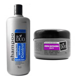 Matizador Capilar Violeta Azul Dúo Shampoo 1l + Crema Cvl