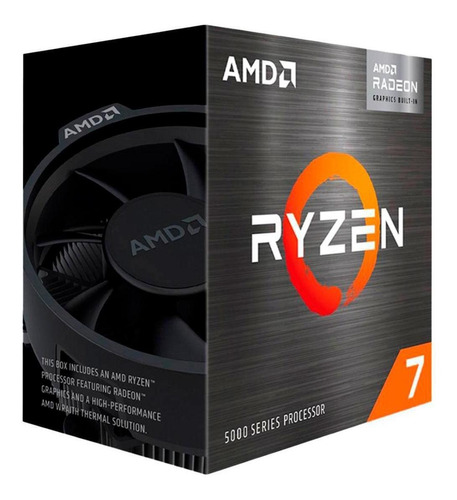 Processador Amd Ryzen 7 5700g 3.8ghz 4.6ghz Max Boost 16mb