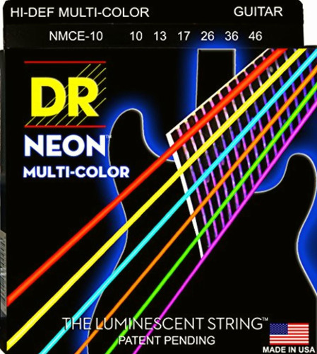 Dr Strings Hi-def Neon Cuerdas Para Guitarra Eléctrica