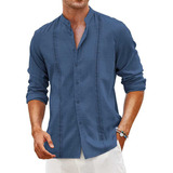 Playa De Guayabera Cubana Camisas Casual  Para Hombre