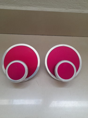 Percha Perchero Metal Para Pared Color Fucsia Rosa