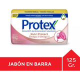 Jabón En Barra Protex Nutri Protect Omega 3 125gr
