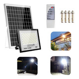 Reflector Lámpara Solar Led 400w Recargable Para Jardin