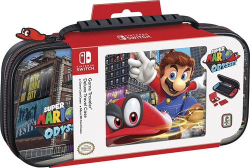 Estuche Nintendo Switch Mario Odyssey Travel Case Nuevo Msi