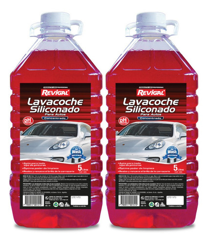 2 Shampoo Ph Neutro  Revigal Lavacoche Silic