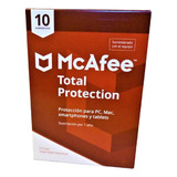 Antivirus Total Protection 10 Dispositivos 1 Año Con Caja