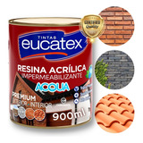 Eucatex Resina Acrílica Brilhante Acqua 900ml Cerâmica45