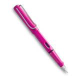 Lapicera Lamy Safari Rosado [ 013 ] M Tinta Azul Store214