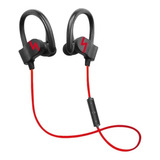Auriculares Recargable Bluetooth Con Micrófono Red Kill