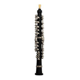 Negro Oboe Miniatura Réplica Imán, Tamaño 3 Pulgadas