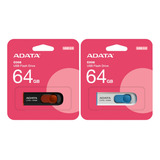 Kit 20 Memoria Usb 64gb Boton Deslizante Diferentes Colores Color Combinado C008