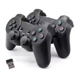 Kit 02 Controles Sem Fio: Game Stick, Tv Box, Pc, Datafrog