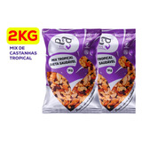 Kit Mix Castanhas Tropical Nuts Dieta Saudável 2 Un. 1kg
