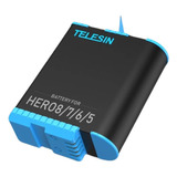 Bateria Recarregável Para Gopro Hero 8 7 6 5 Black - Telesin