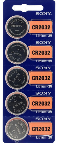 Baterías Pilas Cr2032 3v Blíster Pack X5 Alcalina Tipo Botón