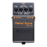 Pedal Boss Mt 2 Metal Zone Mt2 - Original Com Nota Fiscal