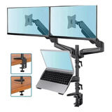 Soporte Triple Monitor Notebook 17-32 Brazo Monitor Vesa 75