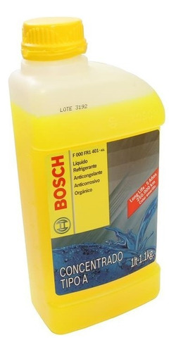 Liquido Bosch Refrigerante Organico Amarillo Peugeot 1l