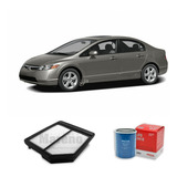 Kit De Filtros Honda Civic 2006/2012 Lubri Franco