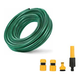 Manguera 3/4 Con Malla Rollo 20 Metros + Kit Conector