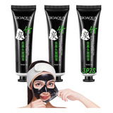 Cuidado Facial Set 3 Mascarilla Negra Elimina Puntos Negros 