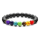 Pulsera De Hombre Y Mujer Piedras Naturales 7 Chakras