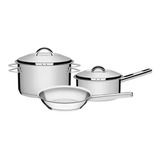 Set De Bateria 3 Piezas Tramontina Solar Acero Inox Kuchen