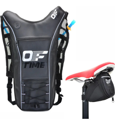 Kit Mochila Hidratacao Bolsa D' Agua Termica Bolsa Selim