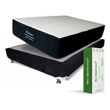 Colchon Con Box Bio Mattress King Size Platinum Memory Foam 