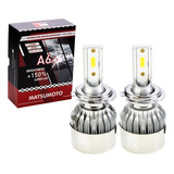 Kit 2 Ampolletas Turbo Led H7-a6+ 24v 6000k Matsumoto