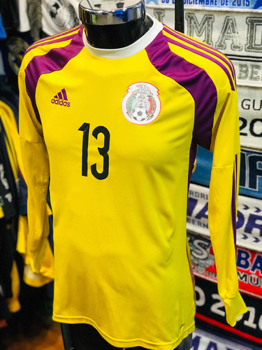 Jersey México 2013/2014,local, Talla M #13 Guillermo Ochoa.