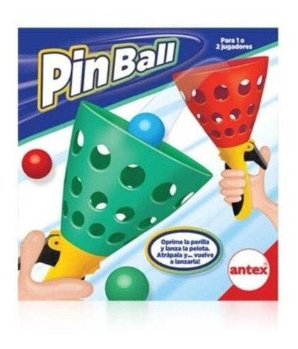 Pin Ball Lanza Y Atrapa Las Pelotas Antex